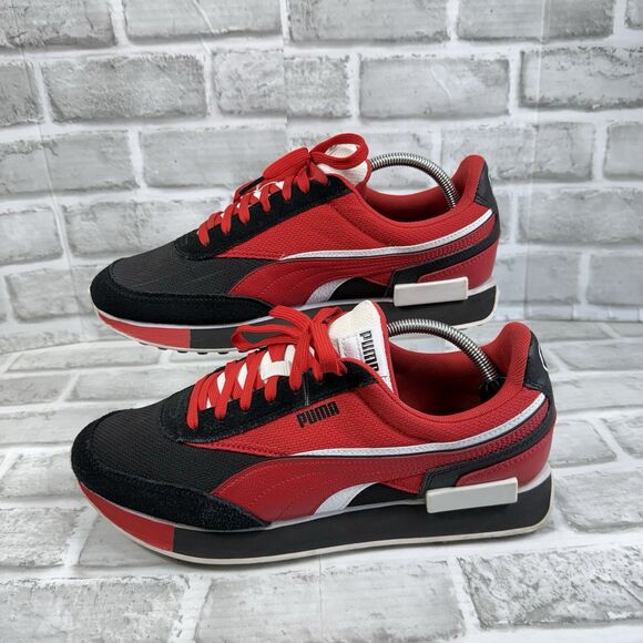 Puma Future Rider Radar Men's Size 11 High Risk Red Lifestyle Sneaker Shoes - Picture 3 of 12
